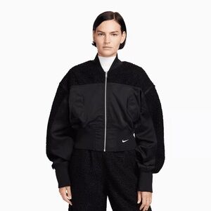 Nike Sherpa Fleece Bomber Jacket